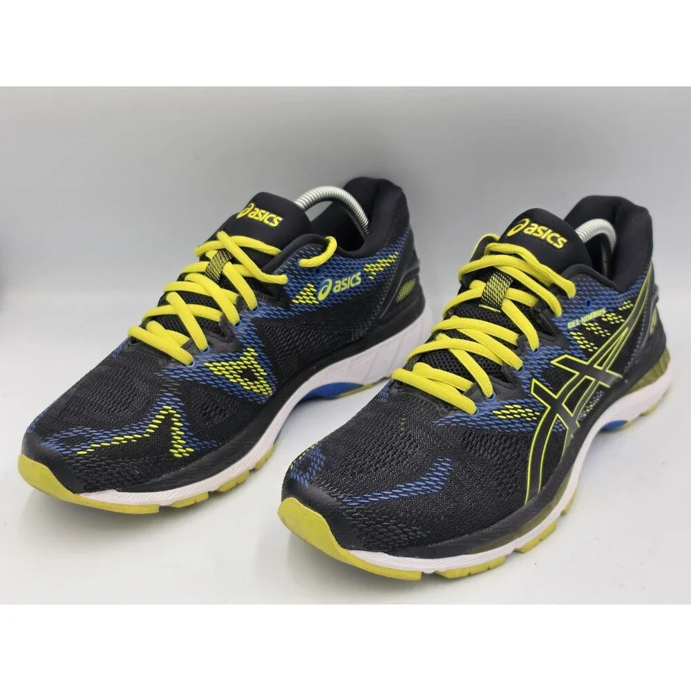 ASICS Gel-Nimbus 20 Shoes Men's 9.5 Black Road Running Athletic Workout Sneakers